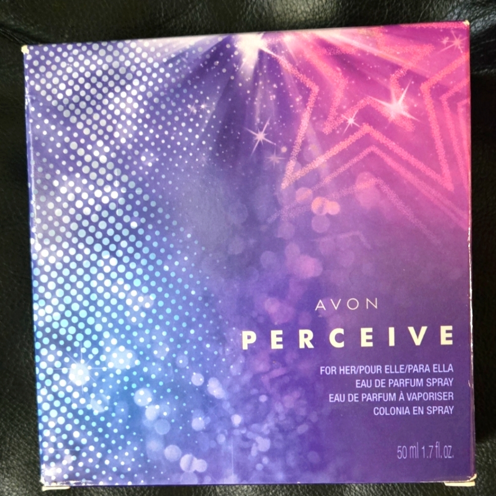 Avon Perceive Fragrance In Gorgeous Crstal Star Bottle 1.7floz - Picture 1 of 4
